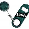 BarProducts.com CUSTOMIZABLE Mini Bottle Opener With Retractable Reel - Teal Paisley Bartending Bottle Openers 6 BarProducts.com CUSTOMIZABLE Mini Bottle Opener With Retractable Reel - Teal Paisley Bartending Bottle Openers