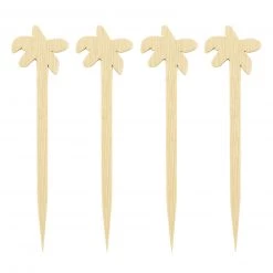 BarProducts.com BarConic® Bamboo Palm Tree Cocktail Picks - 100 Pack