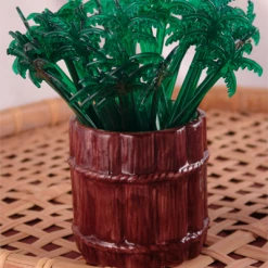 BarProducts.com BarConic® Green Palm Tree Stirrers - 7" - Pack Of 200 BAR SUPPLIES