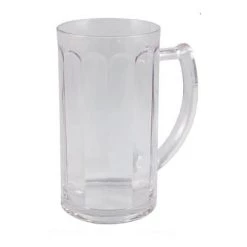 BarProducts.com BarConic® Drinkware - Clear Polycarbonate Paneled Beer Mug Cup - 350 ML