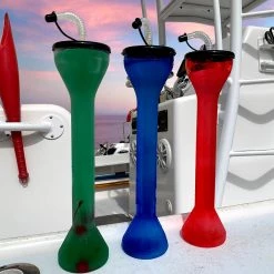 BarProducts.com BarConic ® Drinkware - Party Yard Cup - Red With Lid & Straw - 18 Ounce BAR SUPPLIES