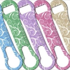 BarProducts.com ADD YOUR NAME V-ROD® Bottle Opener – Burlap Lace – Several Color Options BAR TOOLS