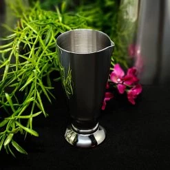 BarProducts.com BAR TOOLS BarConic® Stainless Steel Jigger With Base