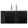 Continental Refrigerator KC69-N Double Tap Kegerator Beer Dispenser - Black, (3) 1/2 Keg Capacity