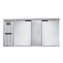 Coolers And Refrigeration Continental Refrigerator BB69SNSS 69" Stainless Steel Shallow Depth Solid Door Back Bar Refrigerator
