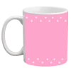 BarProducts.com PRODUCT DESIGNER Custom Coffee Mug - Pink Polka Dot - 11 Ounce