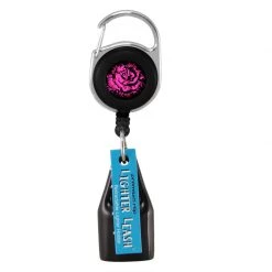 BarProducts.com Pink Rose Design Lighter Leash®