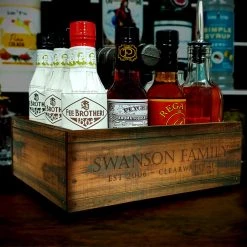 BarProducts Handcrafted SPECIAL COLLECTIONS CUSTOM Box Caddy With Industrial Pipe - Vintage Box Design