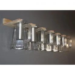 BarProducts Handcrafted Wood Pitcher Hanging Racks Woodshop Made In The USA