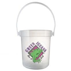 BarProducts.com 32 Oz Plastic Rum Buckets With Custom Sticker