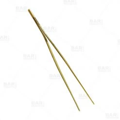 BarProducts.com Olea™ Gold Plated Long Garnish Tongs