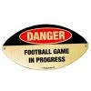 BarProducts Handcrafted Danger - Football Shaped Wall Plaque Woodshop Made In The USA 1 BarProducts Handcrafted Danger - Football Shaped Wall Plaque Woodshop Made In The USA