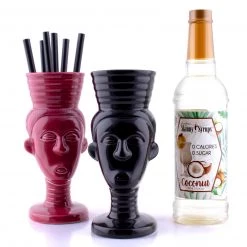 BarProducts.com Polynesian Queen Tiki Gift Set SPECIAL COLLECTIONS