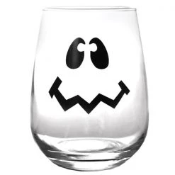 BarProducts.com Halloween Jack O'Lantern Stemless Wine Glasses