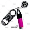 BarProducts.com Kolorcoat™ Mini Opener, Reel And Lighter Leash® Clug SET - Cute Skulls Bartending Bottle Openers