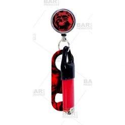 BarProducts.com Kolorcoat™ Mini Opener, Reel And Lighter Leash® Clug SET - Evil Skulls Bartending Bottle Openers