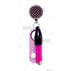 BarProducts.com Mini Bottle Openers Kolorcoat™ Mini Opener, Reel And Lighter Leash® Clug SET - Polka Dots