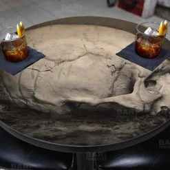 BarProducts.com RIP Round Wooden Table Top - Two Sizes Available Featured Artists