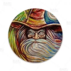 BarProducts.com Featured Artists The Wizard Round Wooden Table Top - Two Sizes Available