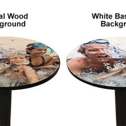 BarProducts.com Table Top Set With Base And 2 Bar Stools - 30