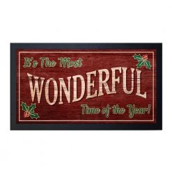 BarProducts.com Bar Service Mat - Wonderful Time Of The Year - 17.25" X 10" SPECIAL COLLECTIONS