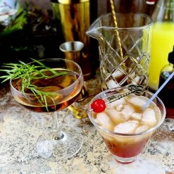 BarProducts.com Craft Bartending Bar Set - "Shaken Or Stirred" - Gold Plated Tools