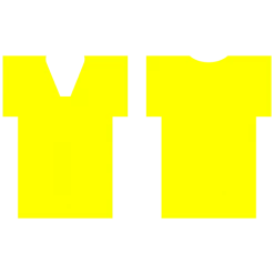 BarProducts.com Custom Coasters / Coolers Kolorcoat™ T-Shirt Bottle Cooler - Yellow