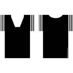 BarProducts.com Custom Coasters / Coolers Kolorcoat™ T-Shirt Bottle Cooler - Black And White