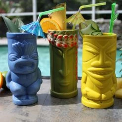 BarProducts.com Tiki Mugs Drinkware Package 5 - Set Of 4 Home Bar & Gift Packages