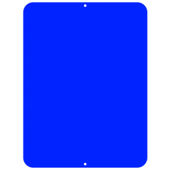 BarProducts.com Kolorcoat™ Custom Metal Bar Sign - 9" X 12" - Blue