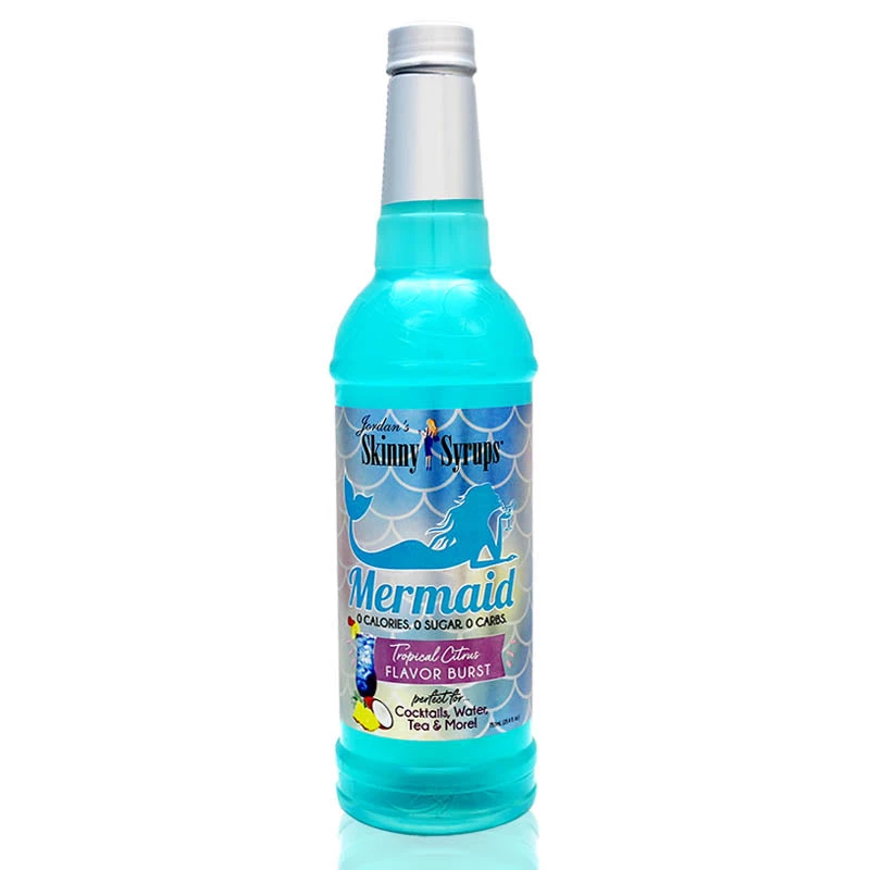 skinny-syrup-mermaid-1_5ea27c0b-060f-4c52-8a47-1d845b11d82c.jpg BarProducts.com Cocktail Ingredients Jordan's Skinny Syrups - Sugar Free - Mermaid Citrus