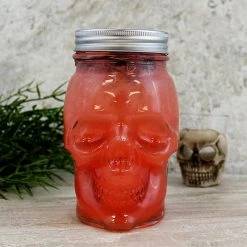 BarProducts.com BAR SUPPLIES BarConic® Skull Mason Jar With Lid - 16 Ounce 3 BarProducts.com BAR SUPPLIES BarConic® Skull Mason Jar With Lid - 16 Ounce