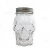 BarProducts.com BAR SUPPLIES BarConic® Skull Mason Jar With Lid - 16 Ounce