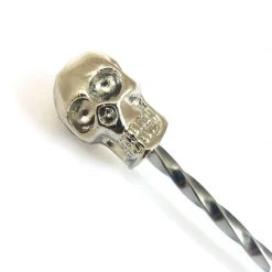 BarProducts.com BarConic® 40 Cm Skull Bar Spoon - Stainless Steel BAR TOOLS