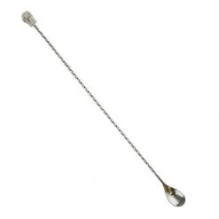 BarProducts.com BarConic® 40 Cm Skull Bar Spoon - Stainless Steel BAR TOOLS