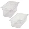 BarProducts.com 1/3 Size Clear Polycarbonate Food Pans With Lids (Various Sizes) Bar Caddies