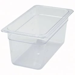 BarProducts.com 1/3 Size Clear Polycarbonate Food Pans With Lids (Various Sizes) Bar Caddies
