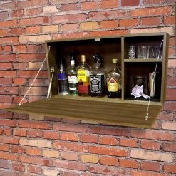 BarProducts Handcrafted Murphy WalBAR™ - CUSTOMIZABLE Speakeasy Design
