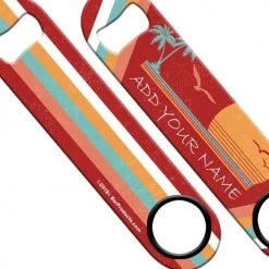BarProducts.com BAR TOOLS ADD YOUR NAME Speed Bottle Opener - Retro Series - California