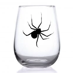 BarProducts.com Spider Stemless Wine / Cocktail Glass - 17 Ounce