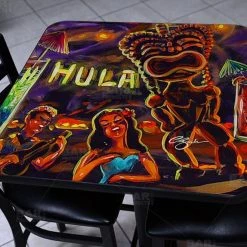 BarProducts.com Hulu Bar Vintage Square Wooden Table Top - Two Sizes Available