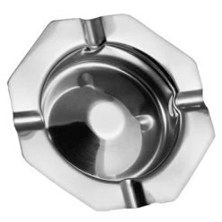 BarProducts.com Ashtray - Stainless Steel - 4.75 Inch