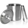 BarProducts.com Stainless Steel Ice Bucket With Tongs - 48 Oz. BAR SUPPLIES