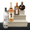 BarProducts.com BAR DECOR Wooden Liquor Shelves - 3 Tier - NATURAL