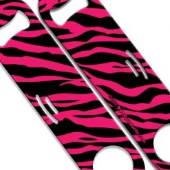 BarProducts.com StrainBlade® Opener - Hot Pink Zebra Bartending Bottle Openers