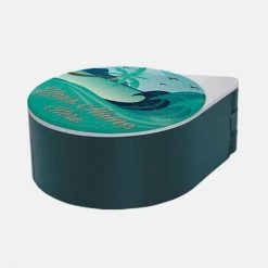 BarProducts.com ADD YOUR NAME - Custom Glass Rimmer Lid - Vintage Surf