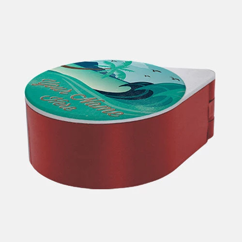 surf-red.jpg BarProducts.com ADD YOUR NAME - Custom Glass Rimmer Lid - Vintage Surf