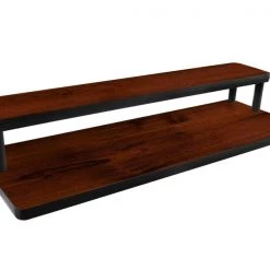 BarProducts Handcrafted LED Counter Caddies™ - BLACK Finish - WOOD Design - 24