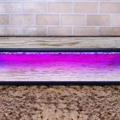 BarProducts Handcrafted LED Counter Caddies™ - BLACK Finish - WOOD Design - 24