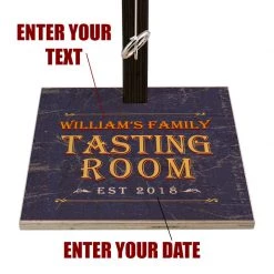 BarProducts.com Customizable Tabletop Ring Toss Game - Tasting Room